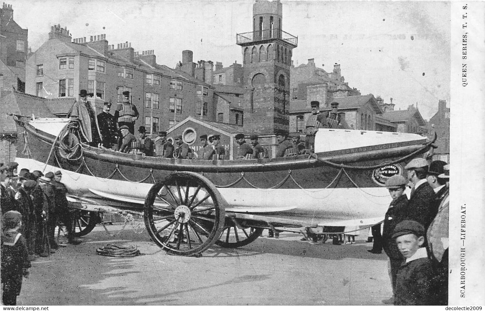 Uk40652 Scarborough Lifeboat Real Photo Uk - Scarborough