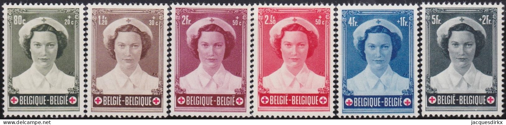 Belgie  .   OBP    .   912/917   .    * (916/917: **)     .   Ongebruikt Met Gom    .   /   .    Neuf Avec Gomme - Unused Stamps