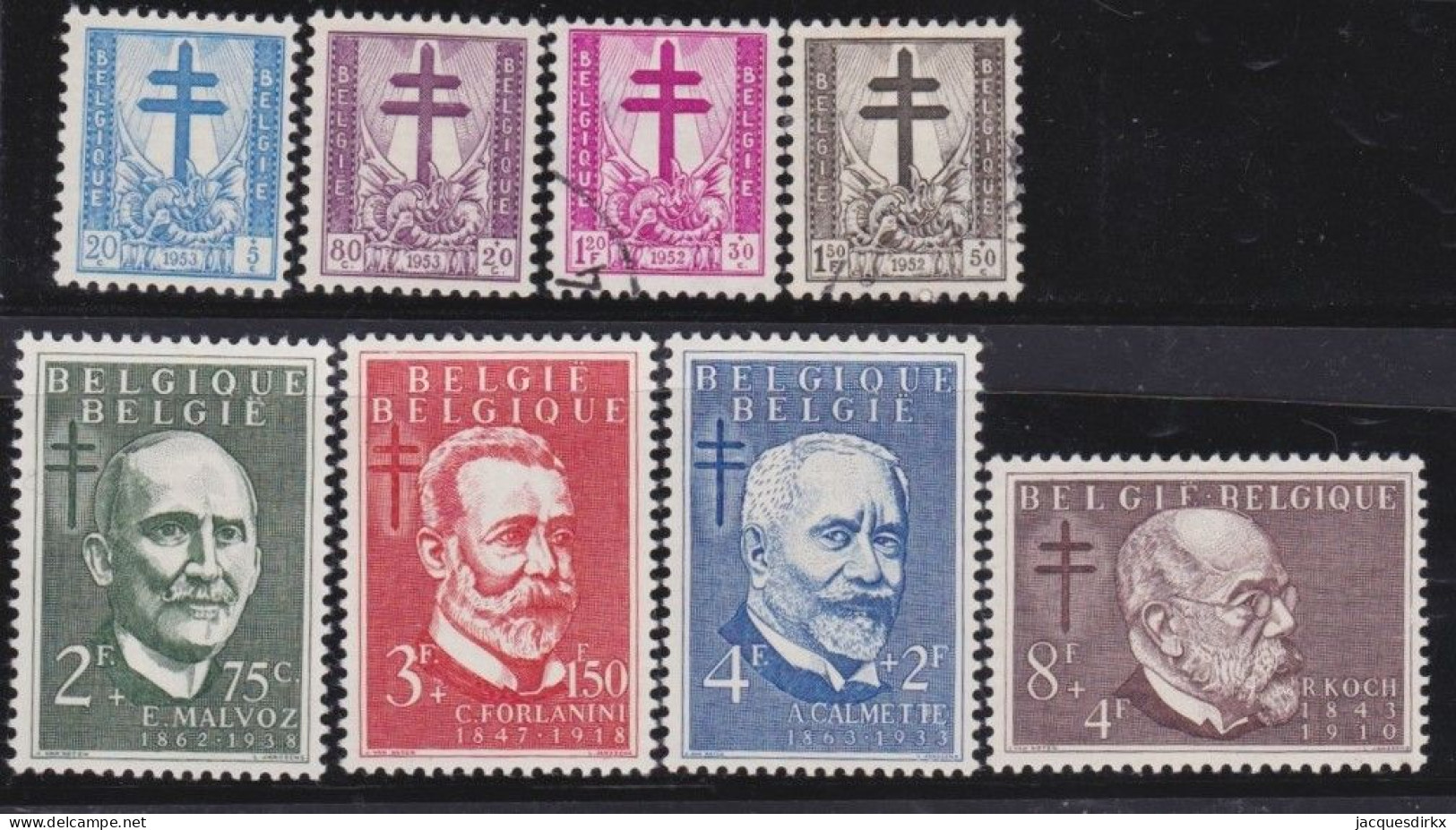 Belgie  .   OBP    .   930/937     .    *  (932/933: O)    .   Ongebruikt Met Gom    .   /   .    Neuf Avec Gomme - Nuevos