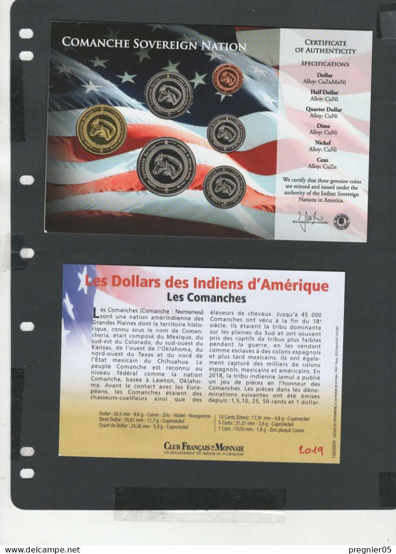 USA - Blister 6 Pièces Dollars Indiens D'Amérique 2019 - Comanche - Sammlungen