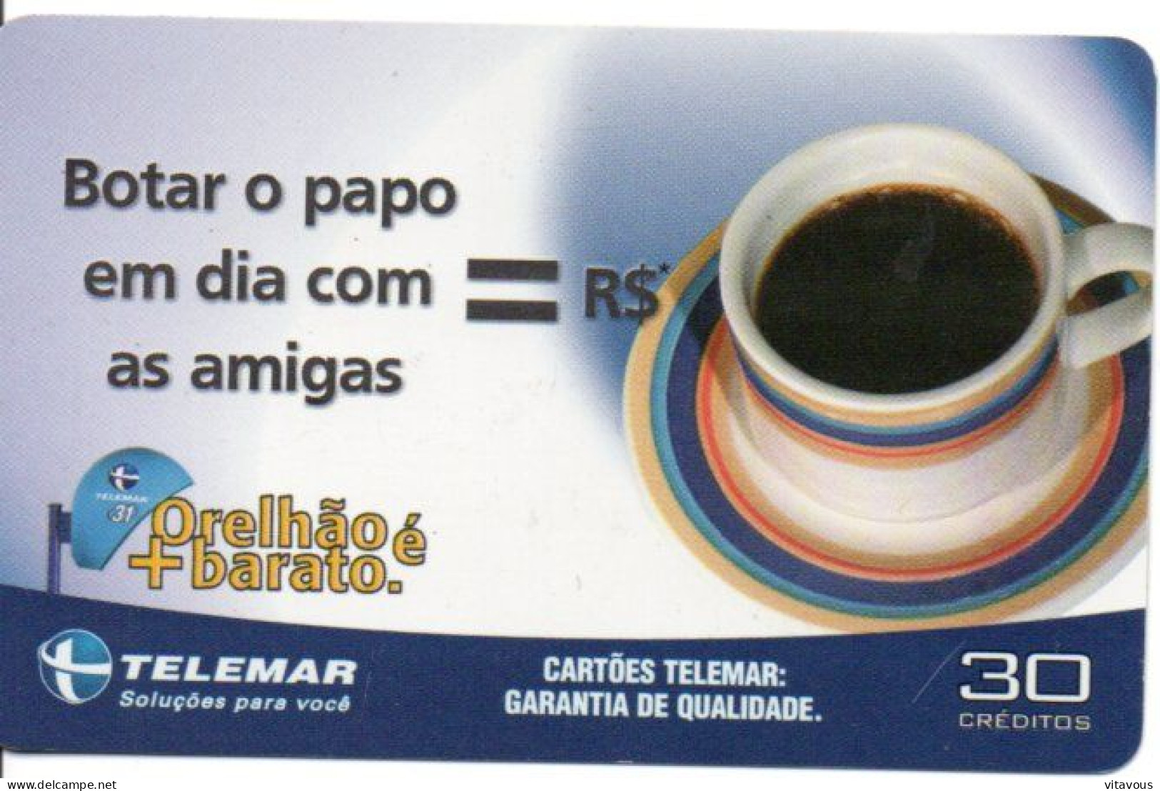 Café Coffee Télécarte Brésil Phonecard Telefonkarte (G 987) - Brasilien