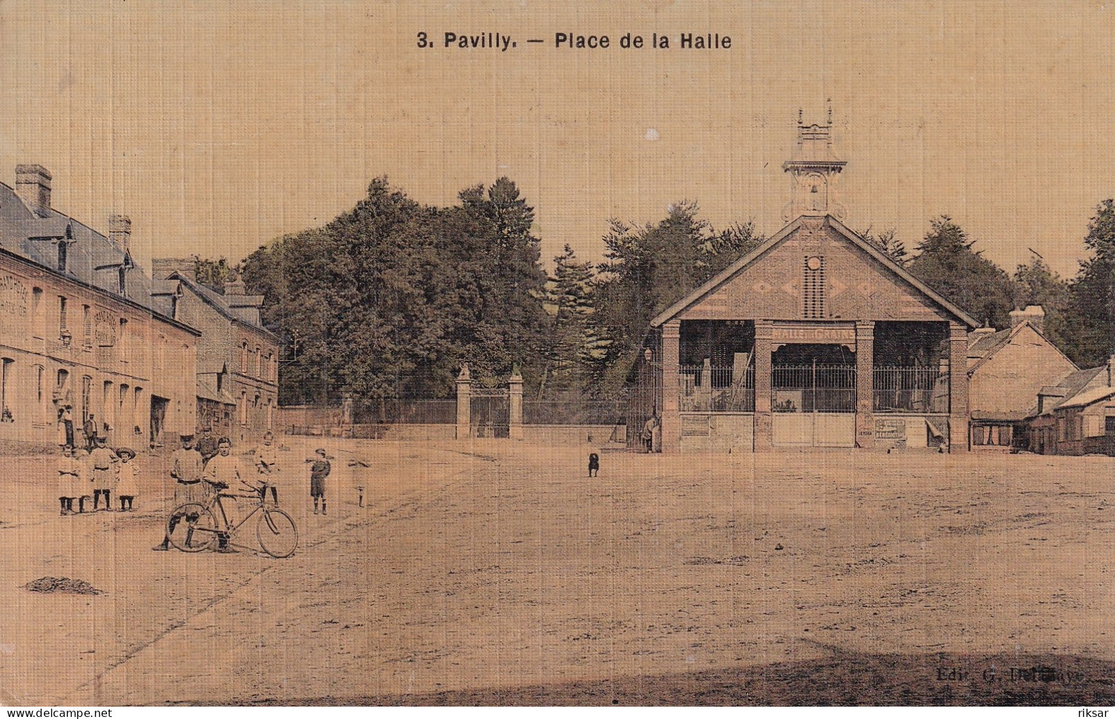 PAVILLY(CARTE EN COULEUR TOILEE) - Pavilly