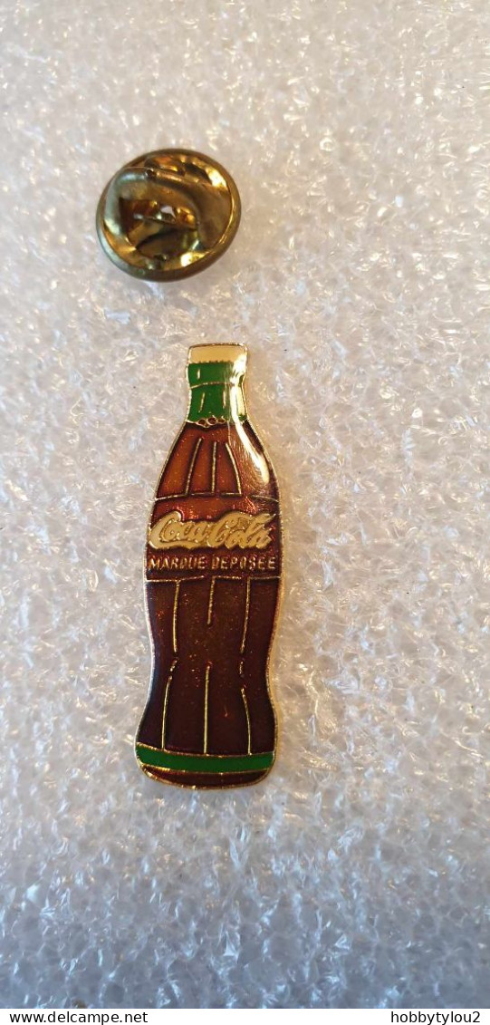 Pin's Coca-Cola Bouteille Bronze - Coca-Cola