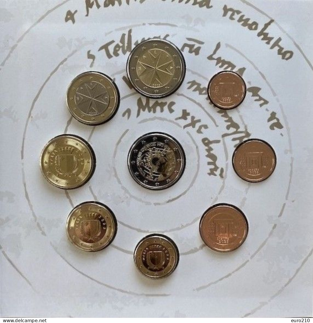 Malta / Malte - Euro Coin Set 2023 / KMS - 9 Coins - BU - Malta