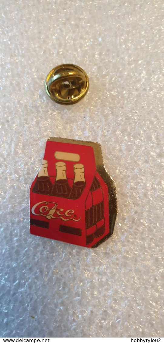 Pin's Coca-Cola Coke Pack De 6 Bouteilles (lisse) - Coca-Cola