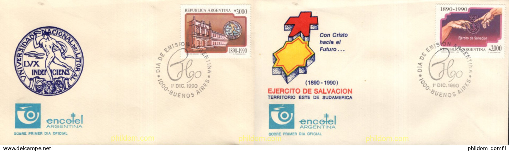 715448 MNH ARGENTINA 1990 GRANDES ANIVERSARIOS - Neufs