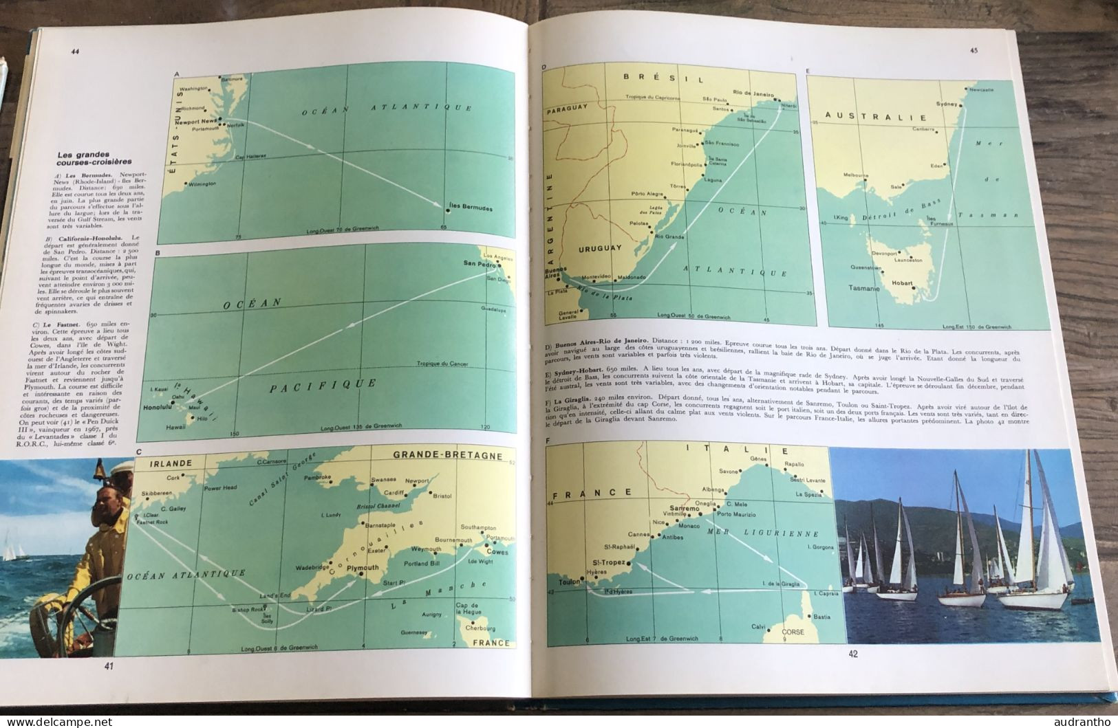 BATEAUX A VOILE ET REGATES documentaires en couleurs 1969 n° 7 1ère édition catamaran dériveur croisière noeuds course