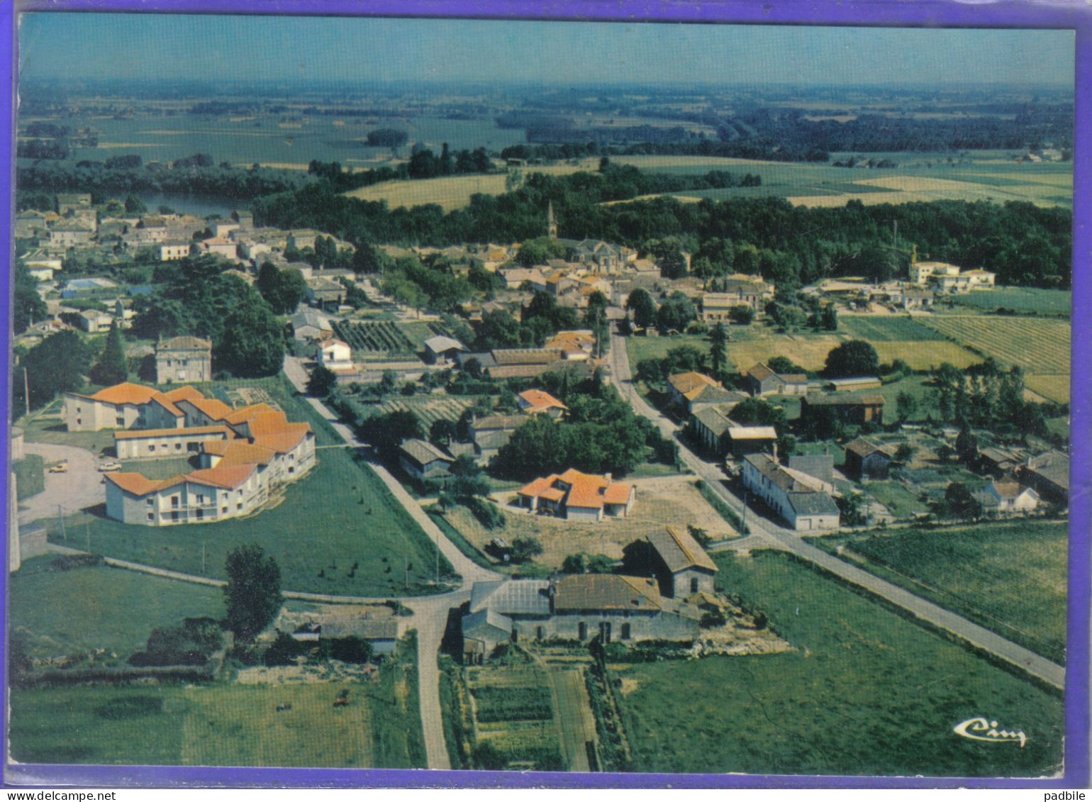 Carte Postale 47. Meihan-sur-Garonne Vue Aérienne  Très Beau Plan - Meilhan Sur Garonne