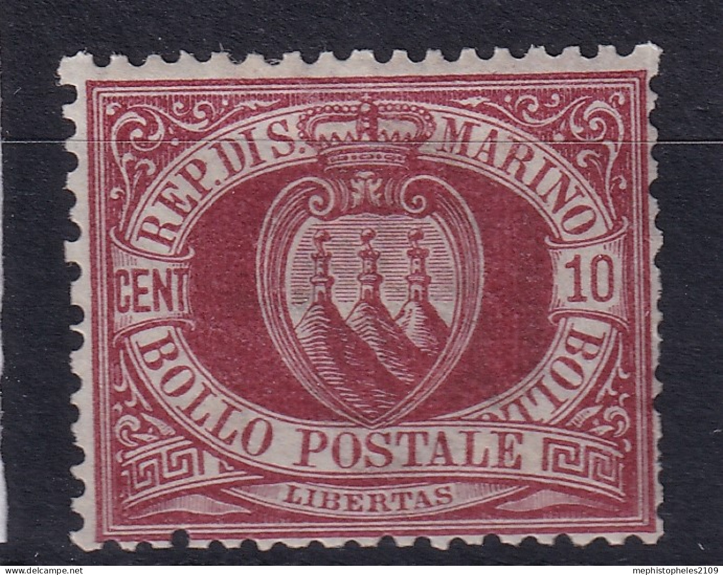 SAN MARINO 1899 - MLH - Sc# 9 - Ongebruikt