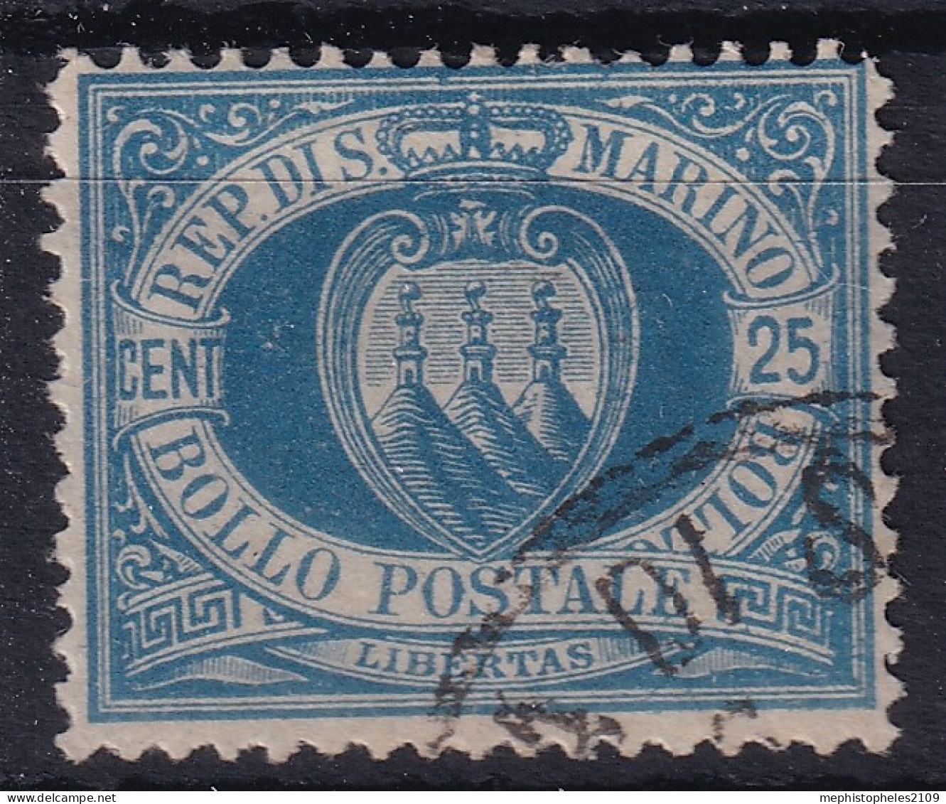 SAN MARINO 1899 - Canceled - Sc# 14 - Gebruikt