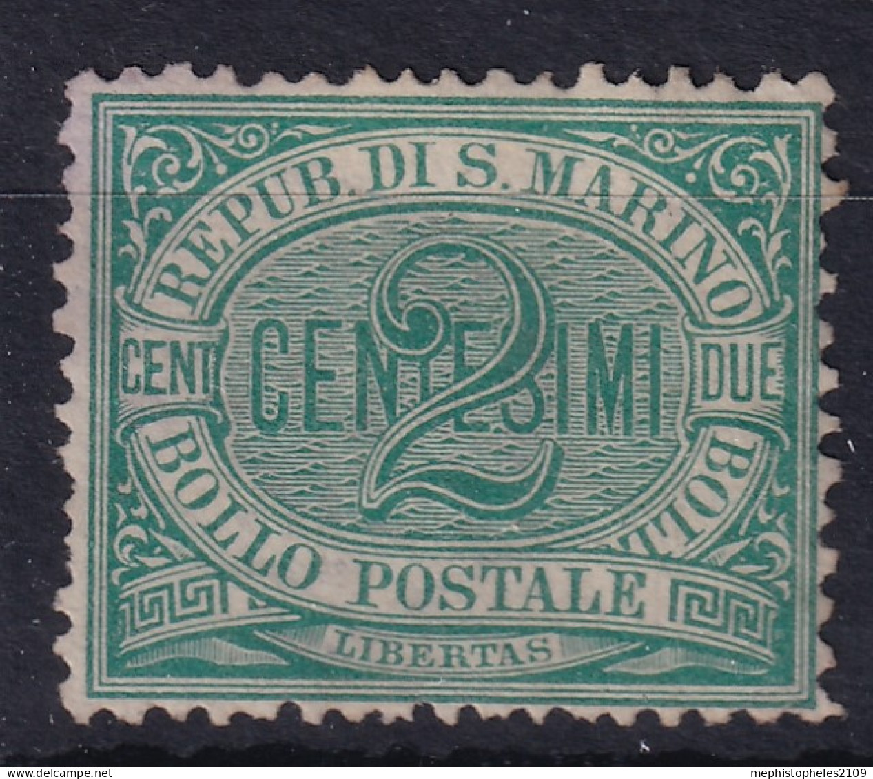 SAN MARINO 1877 - MLH - Sc# 1 - Ongebruikt