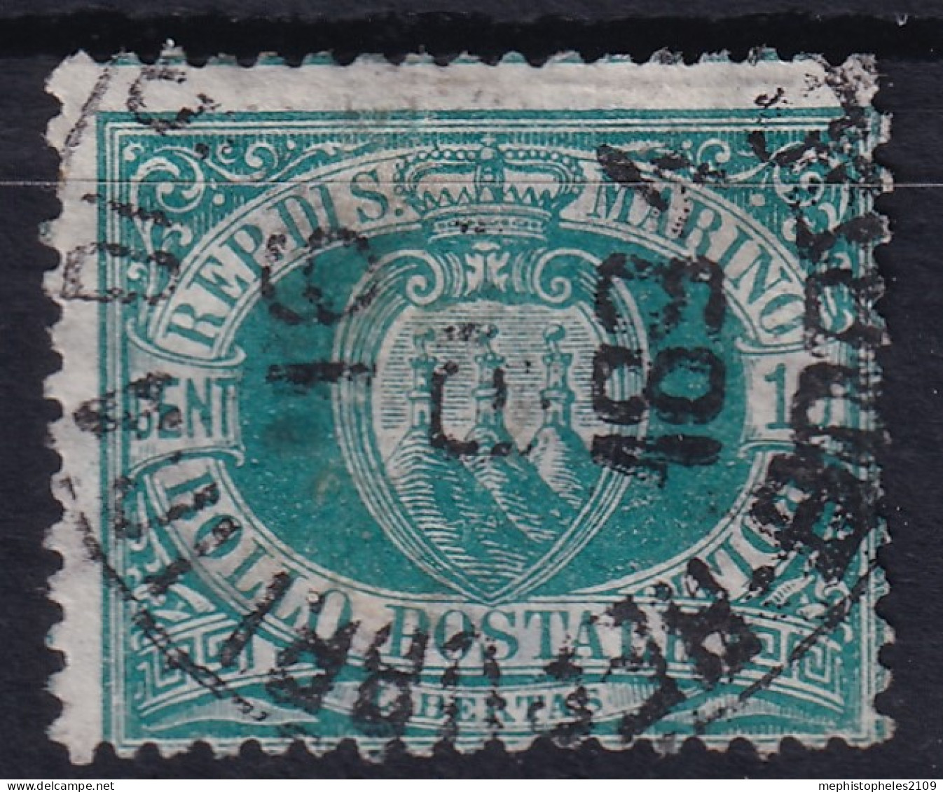 SAN MARINO 1892 - Canceled - Sc# 8 - Usados