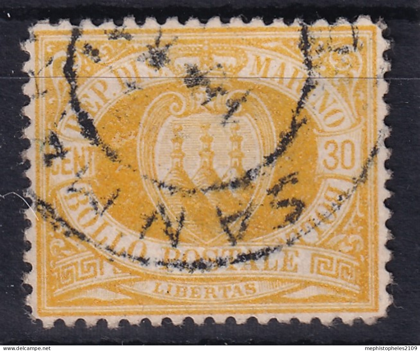 SAN MARINO 1892 - Canceled - Sc# 16 - Usados