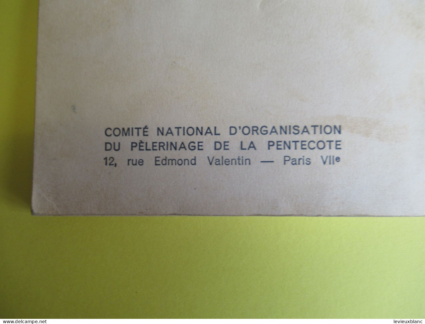 Manuel du Pèlerinage des Paroisses de France/ROME PENTECÔTE 1950/Action Catholique générale de France/ 1950      PGC542