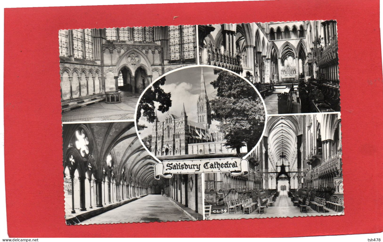 ANGLETERRE----SALISBURY Cathedral---multi-vues--voir 2 Scans - Salisbury