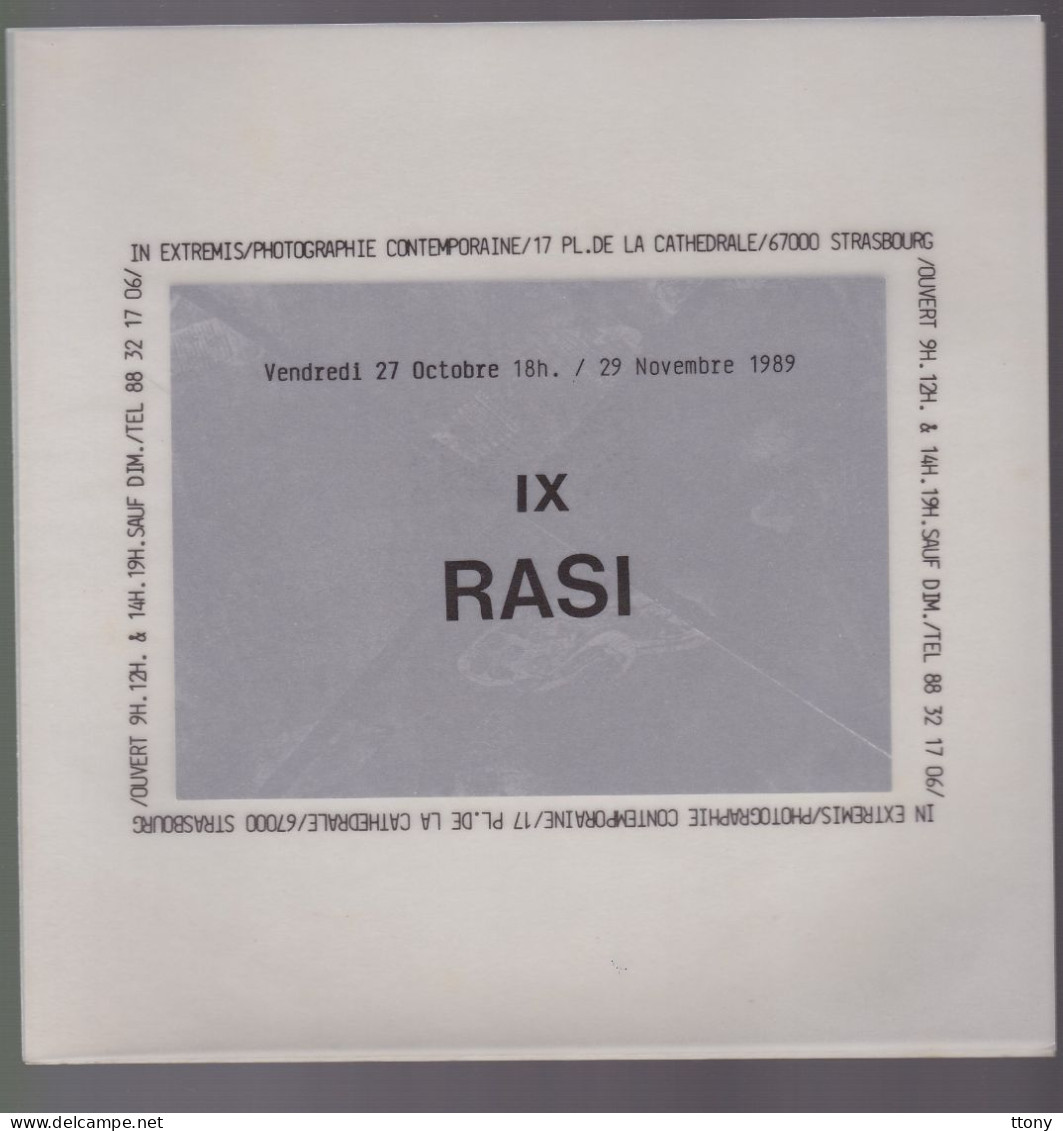 13  photographies  contemporaines exposition 1989 & 1990 Strasbourg : Ian Paterson -Rasi - Coplans- Batho - Dheurle ect