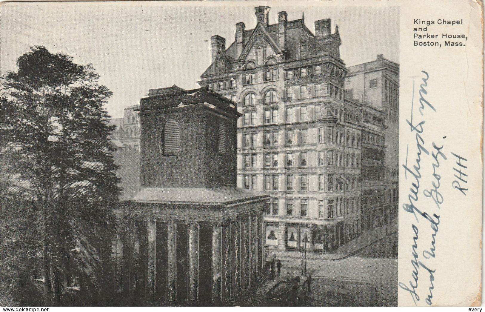 Kings Chapel And Parker House, Boston, Massachusetts - Boston