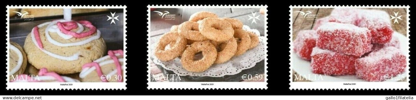 2020 - MALTA - EUROMED - GASTRONOMIA TRADIZIONALE / TRADITIONAL GASTRONOMY. MNH - Joint Issues