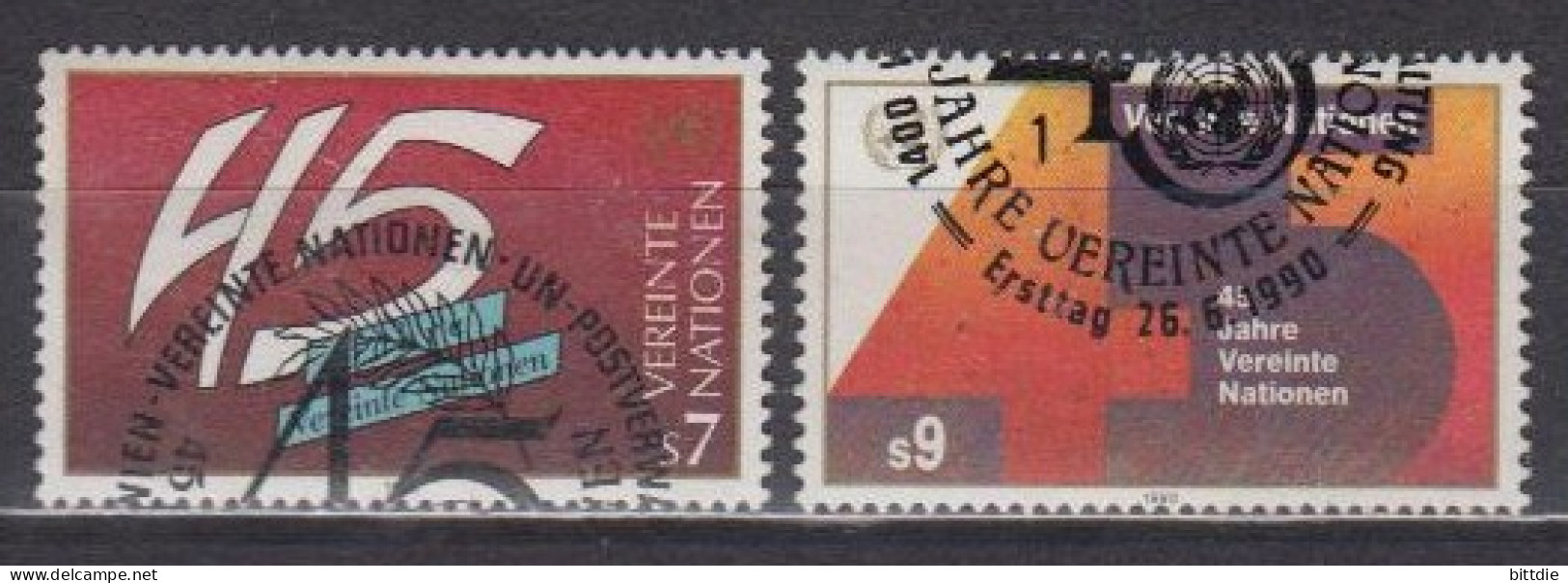 UNO-Wien  104/05 , O  (J 1980) - Used Stamps