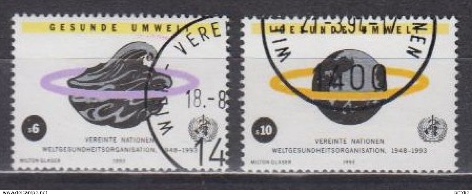 UNO-Wien  147/48 , O  (J 1987) - Used Stamps