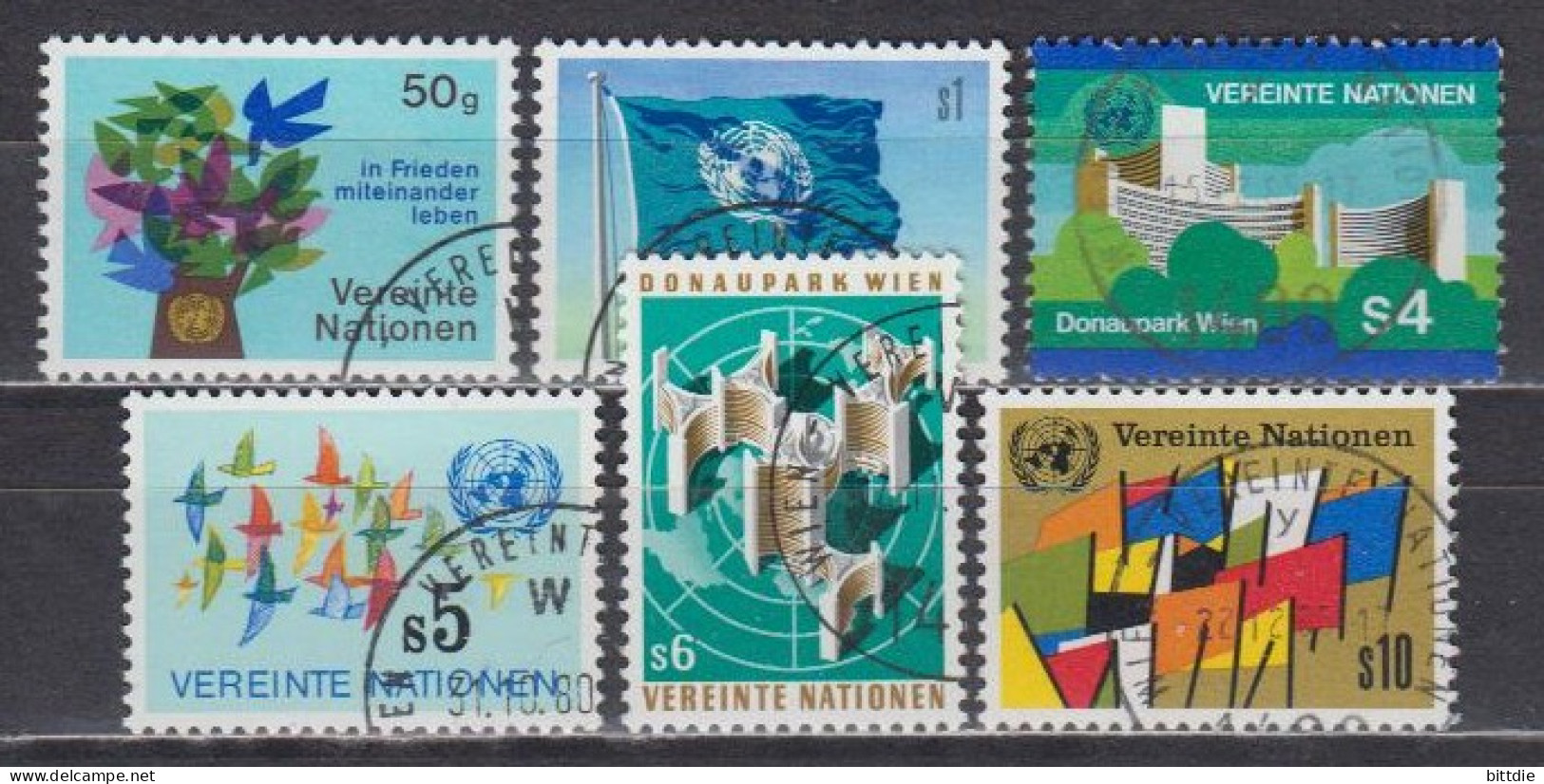 UNO-Wien  1/6 , O  (J 1991) - Used Stamps