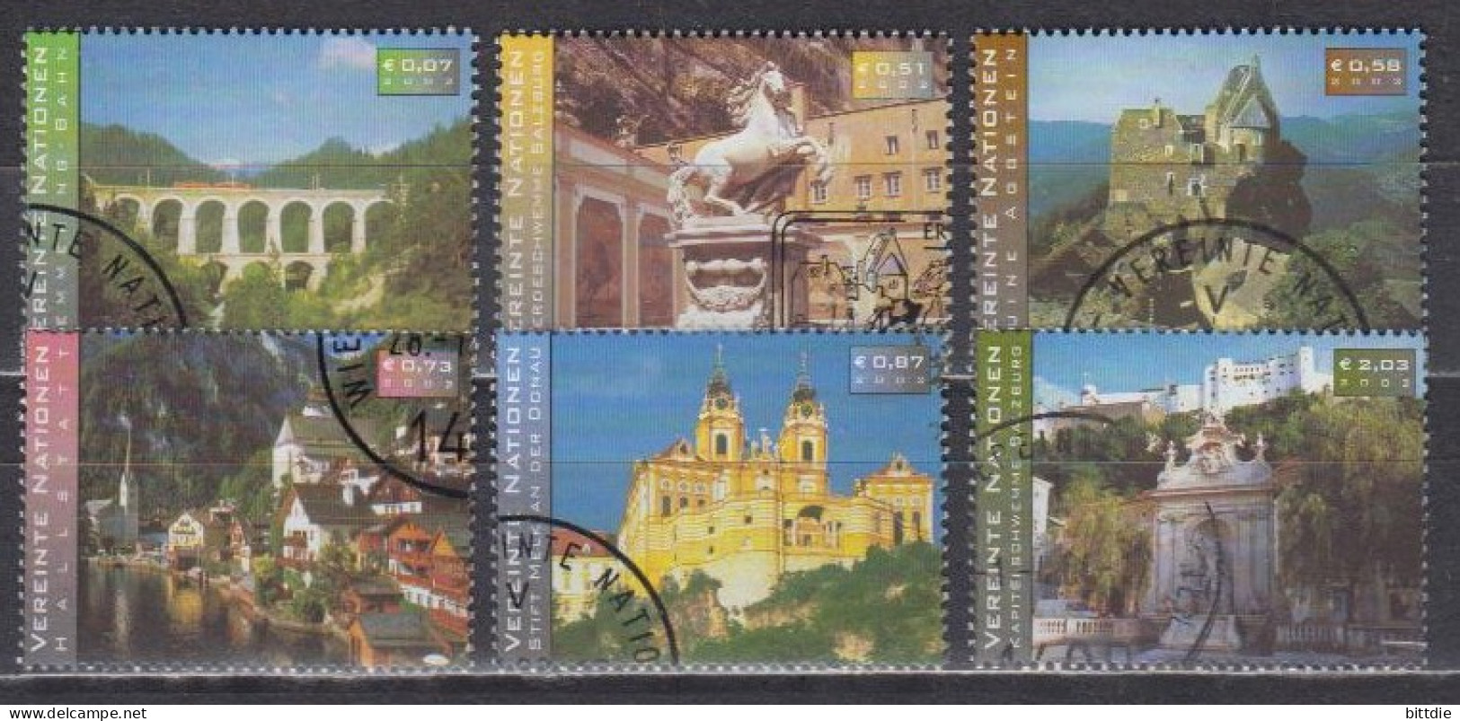 UNO-Wien  351/56 , O  (J 1995) - Used Stamps
