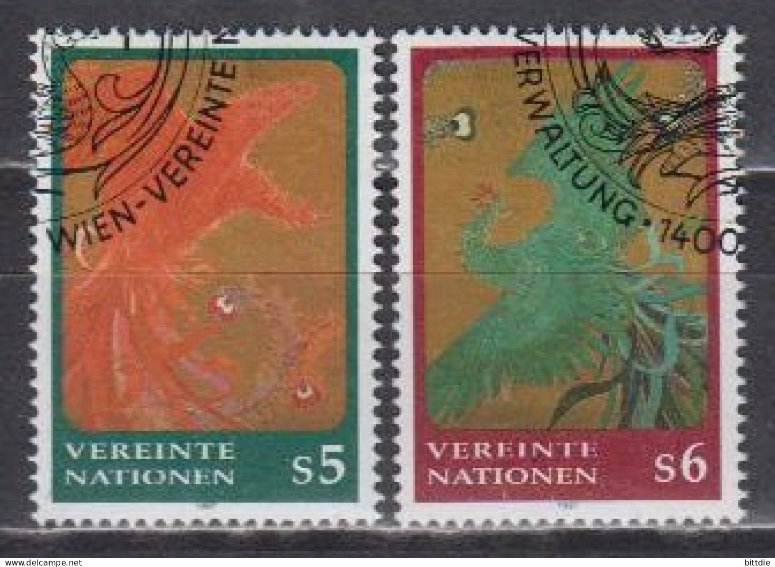 UNO-Wien  220/21 , O  (J 2000) - Used Stamps