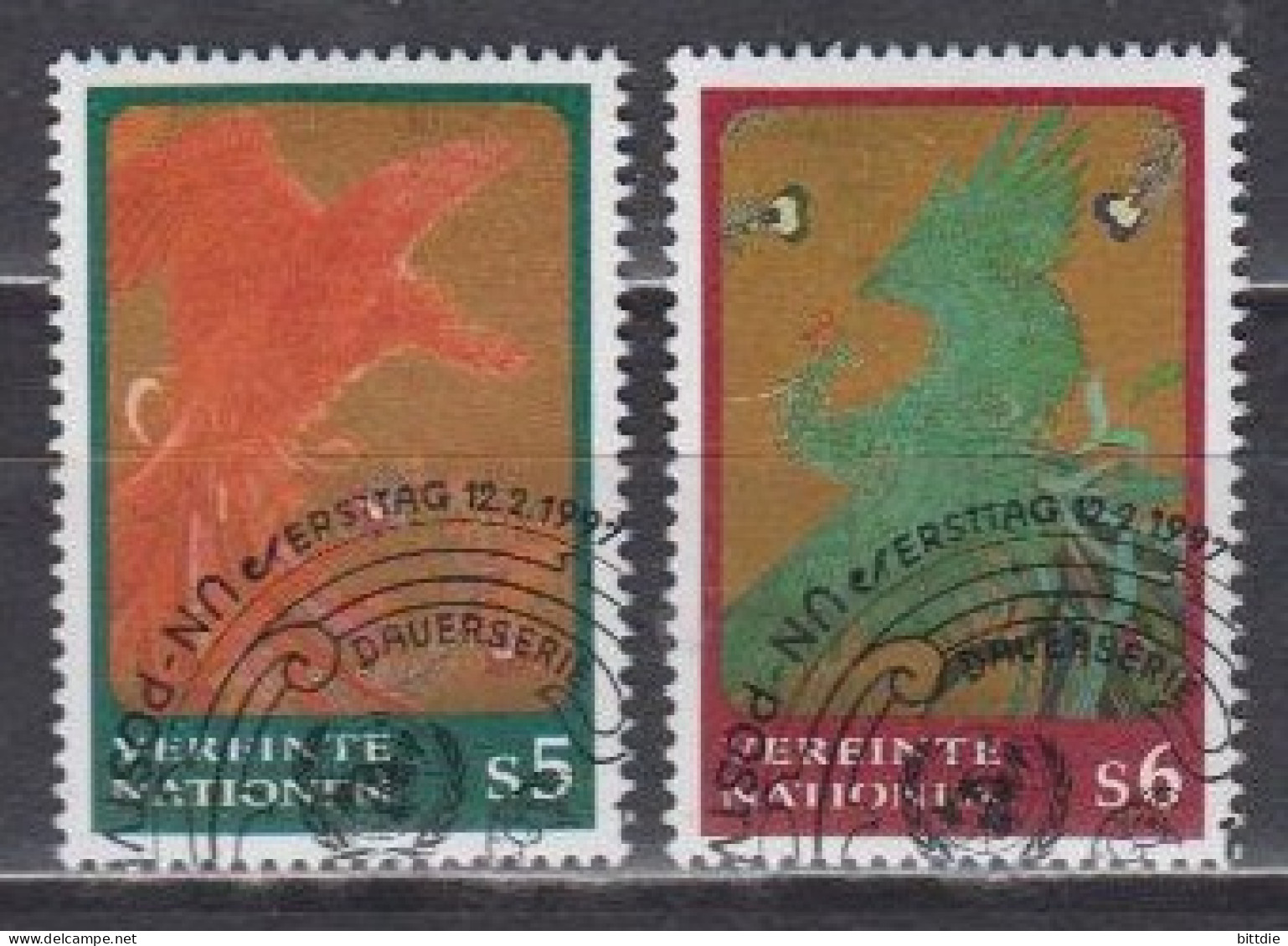 UNO-Wien  220/21 , O  (J 2001) - Used Stamps