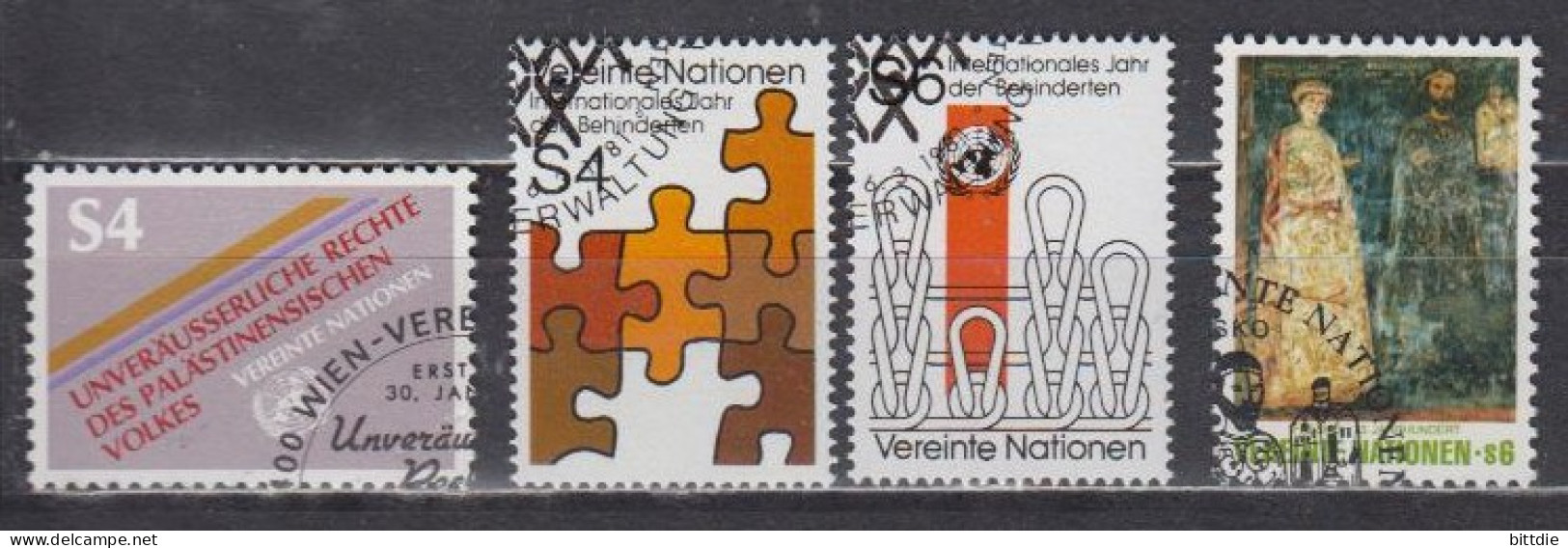 UNO-Wien  16-19 , O  (J 1970) - Used Stamps