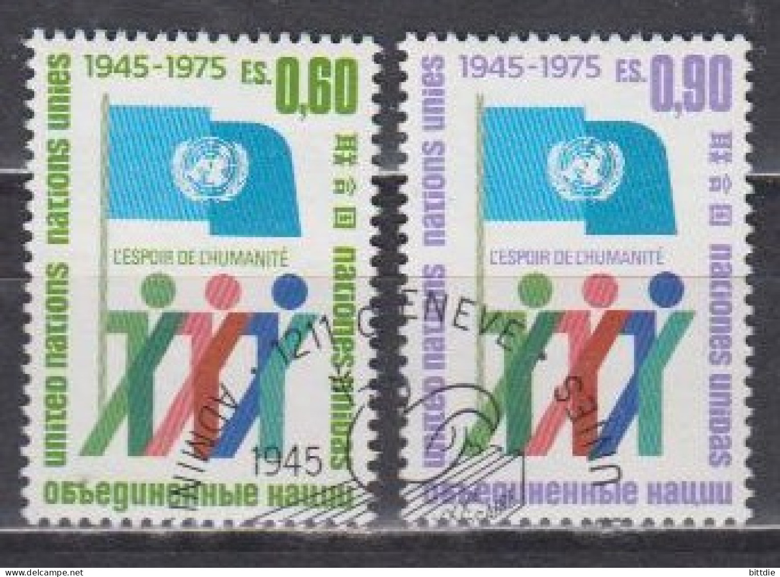 UNO-Genf  50/51 A , O  (J 2007) - Used Stamps