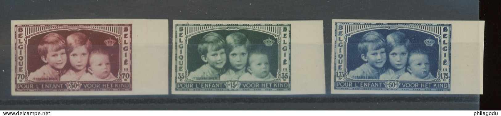 1935 Enfants Royaux    404 / 406 ** Bdf  . Tirage 200 Ex.  Postfris - 1931-1940