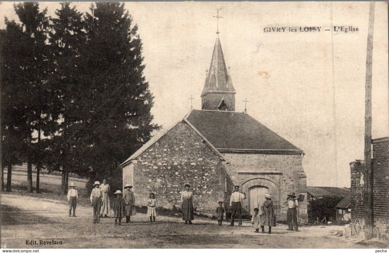 N°115465 -cpa Givry Les Loisy -l'église- - Givry En Argonne