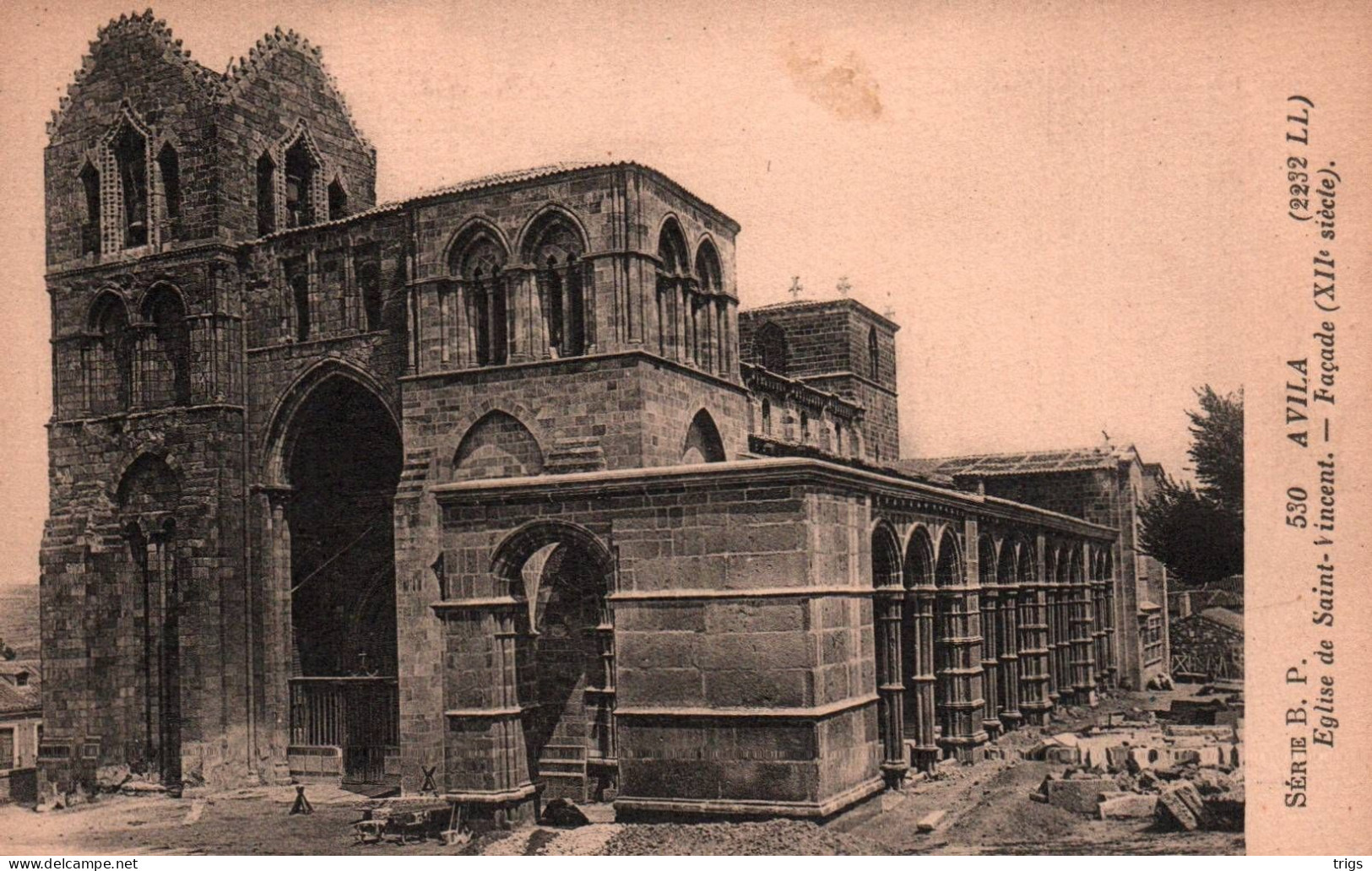 Ávila - Église De Saint Vincent, Façade (XIIe Siècle) - Ávila