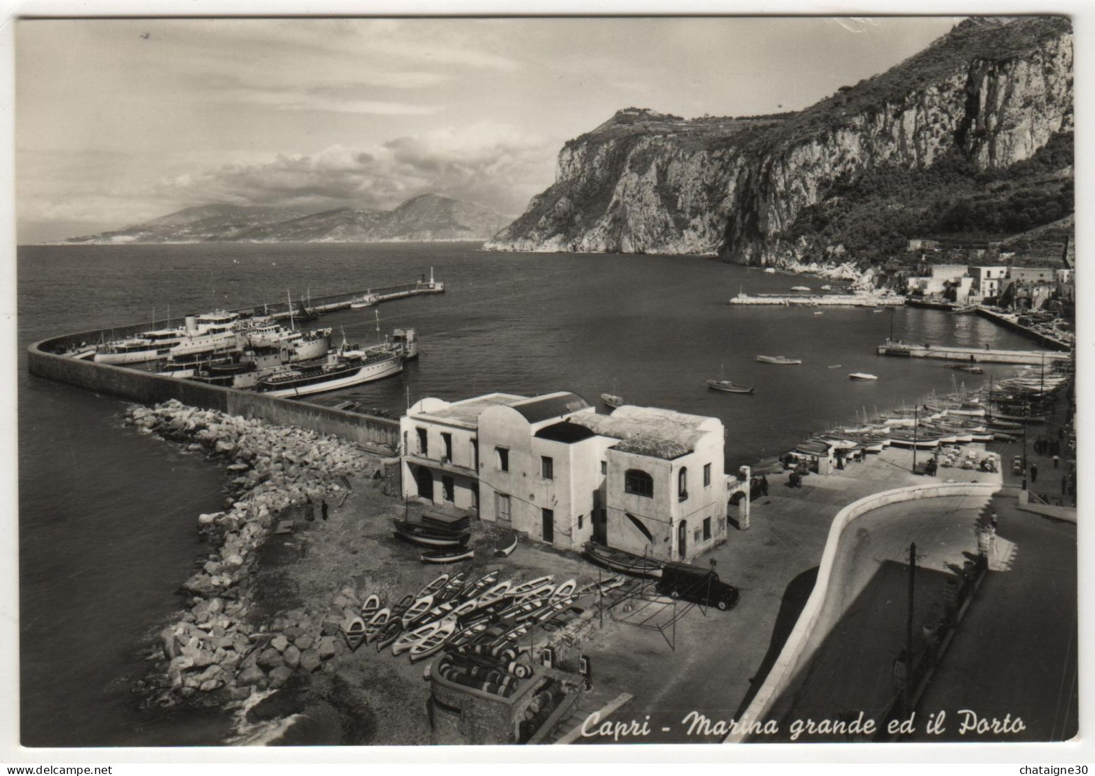 CAPRI - Marina Grande Ed Il Porto 1950 - Marano Di Napoli