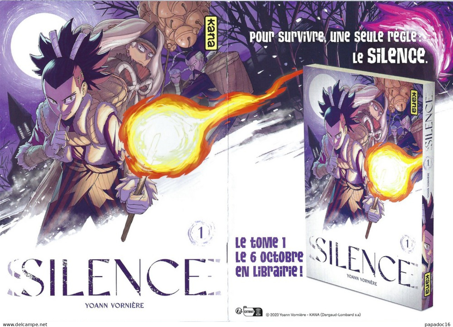 BD - Manga - Silence - Tome 1 - Yoann Vornière - Mangas Version Française