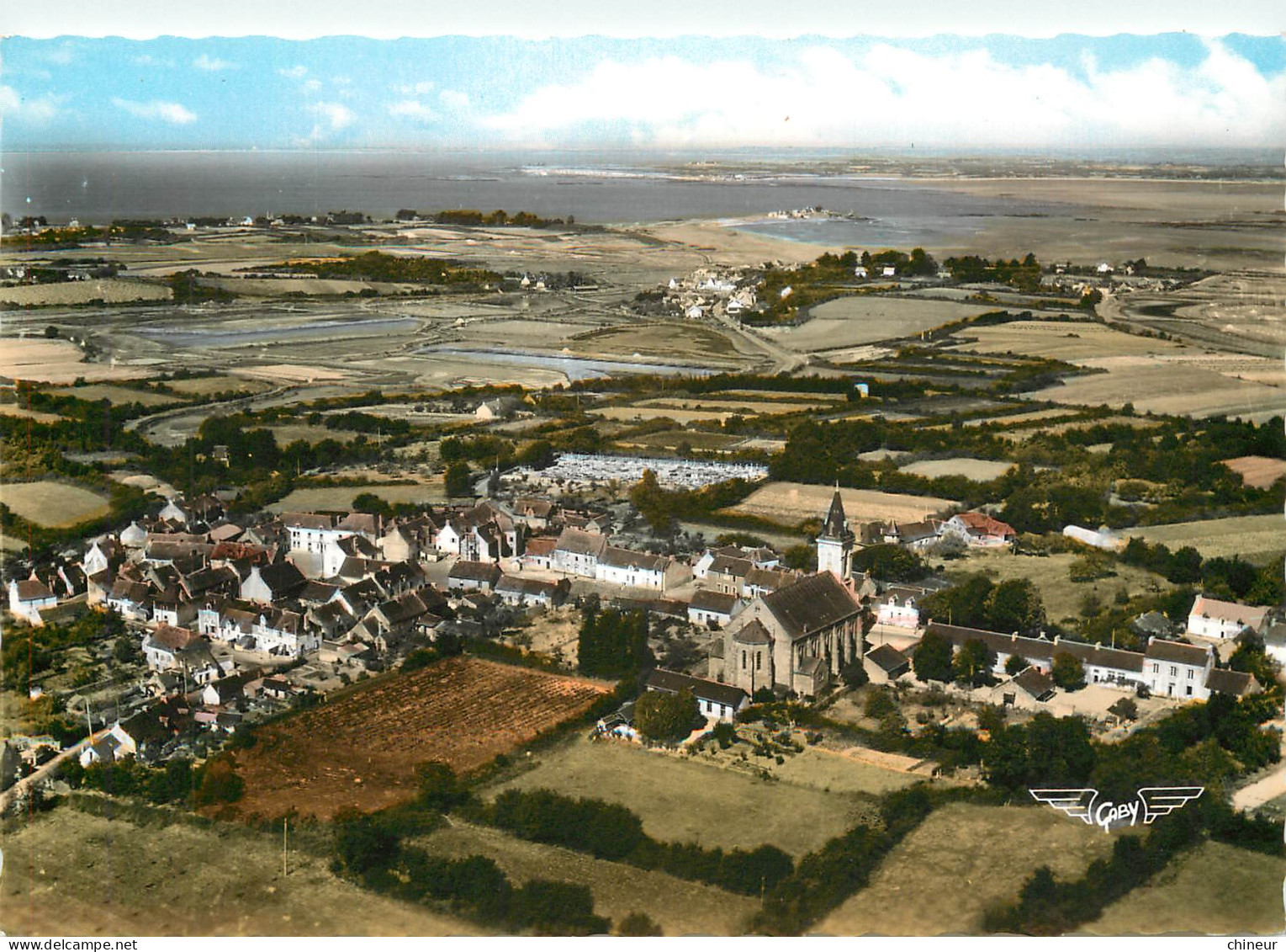 QUIMIAC MESQUER VUE AERIENNE SUR LES VILLAGES DE KERCABELLEC ET DE KERDANDEC - Mesquer Quimiac