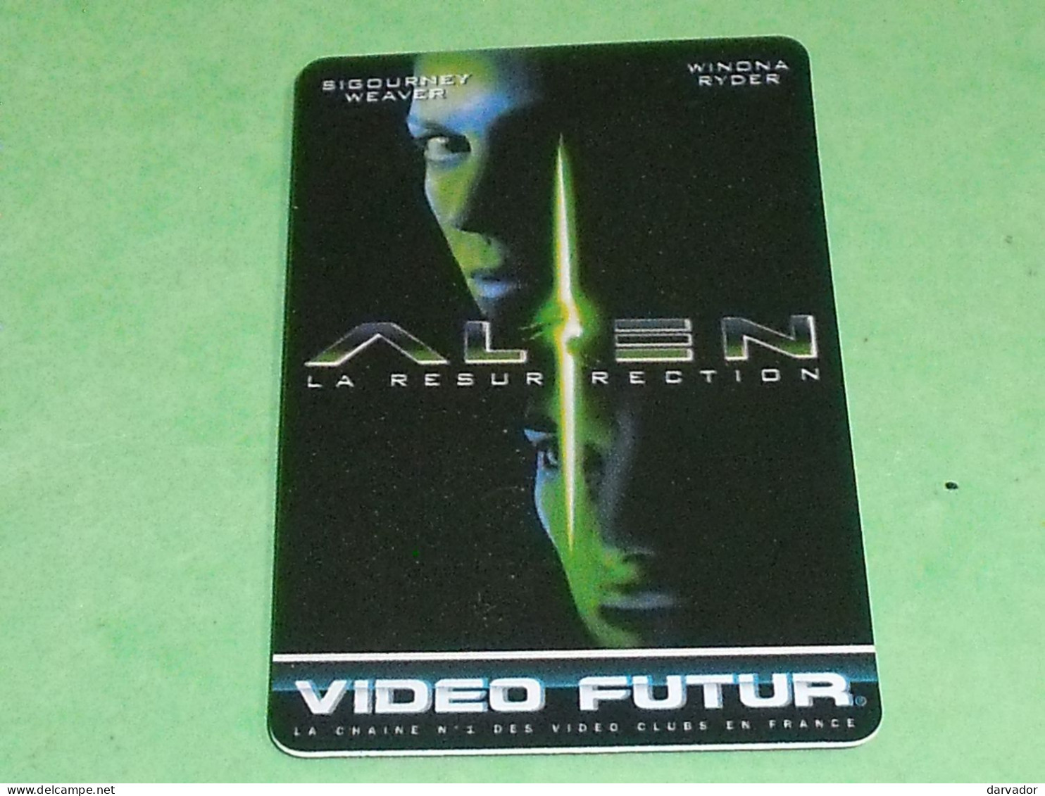 TL6 / Carte Vidéo Futur N° 15 : Alien    SUPERBE         T101 - Video Futur