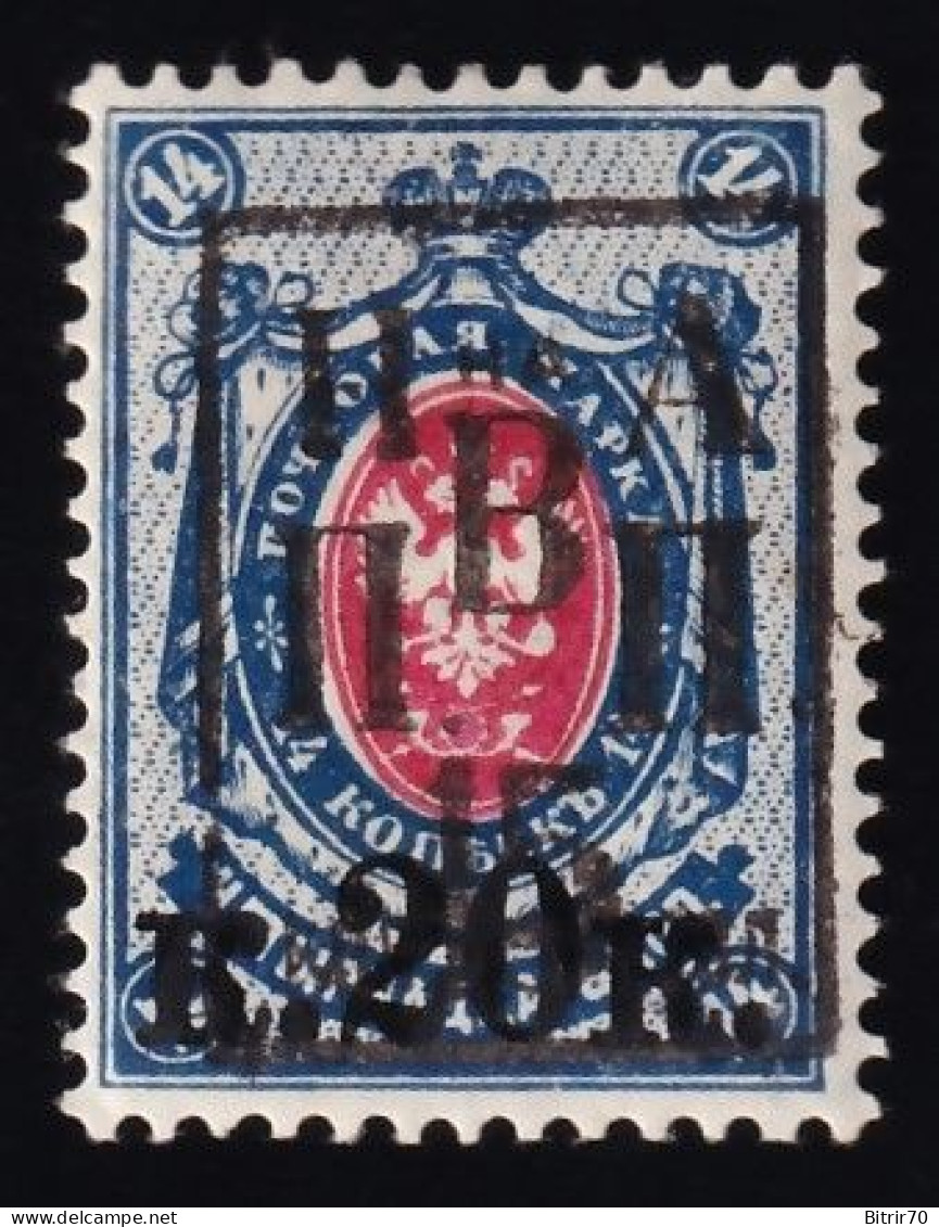 Nikolajewsk / Amur, 1920 Y&T. 9, MH. 20 K. S. 14 K. Azul Y Rosa. - Sibérie Et Extrême Orient