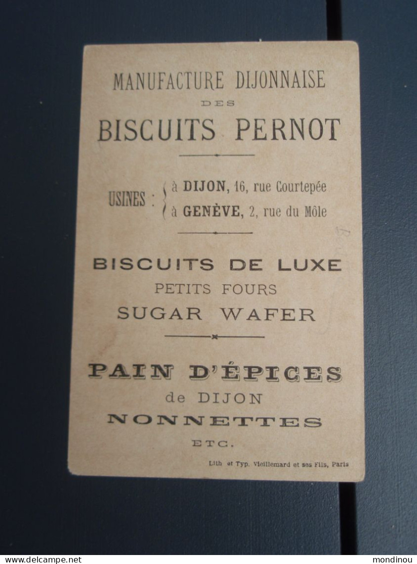 Chromo : Biscuits PERNOT - DIJON - Les Quatres Coins - Pernot