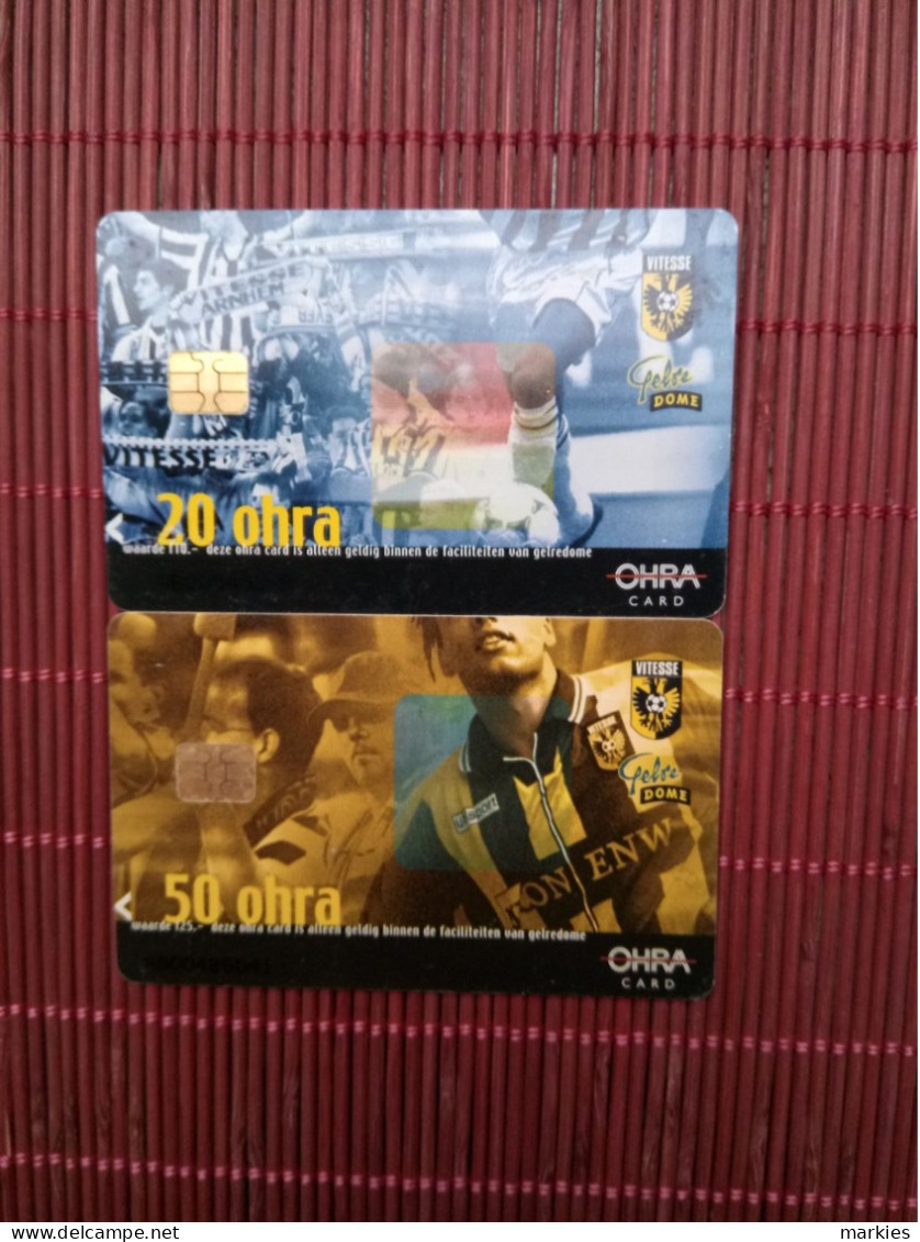 2 Arena Cards Football Used   Rare - Sin Clasificación
