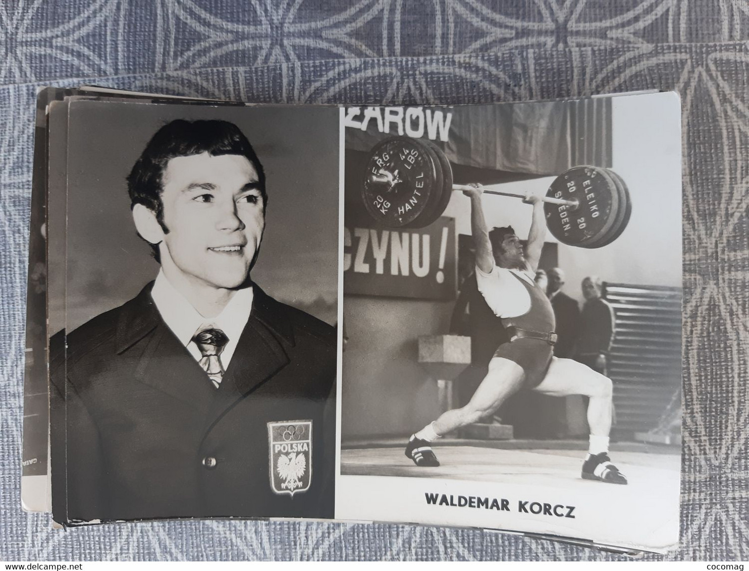 POLOGNE  HALTEROPHILIE WALDEMAR KORCZ MOSCOU 1975 - Weightlifting