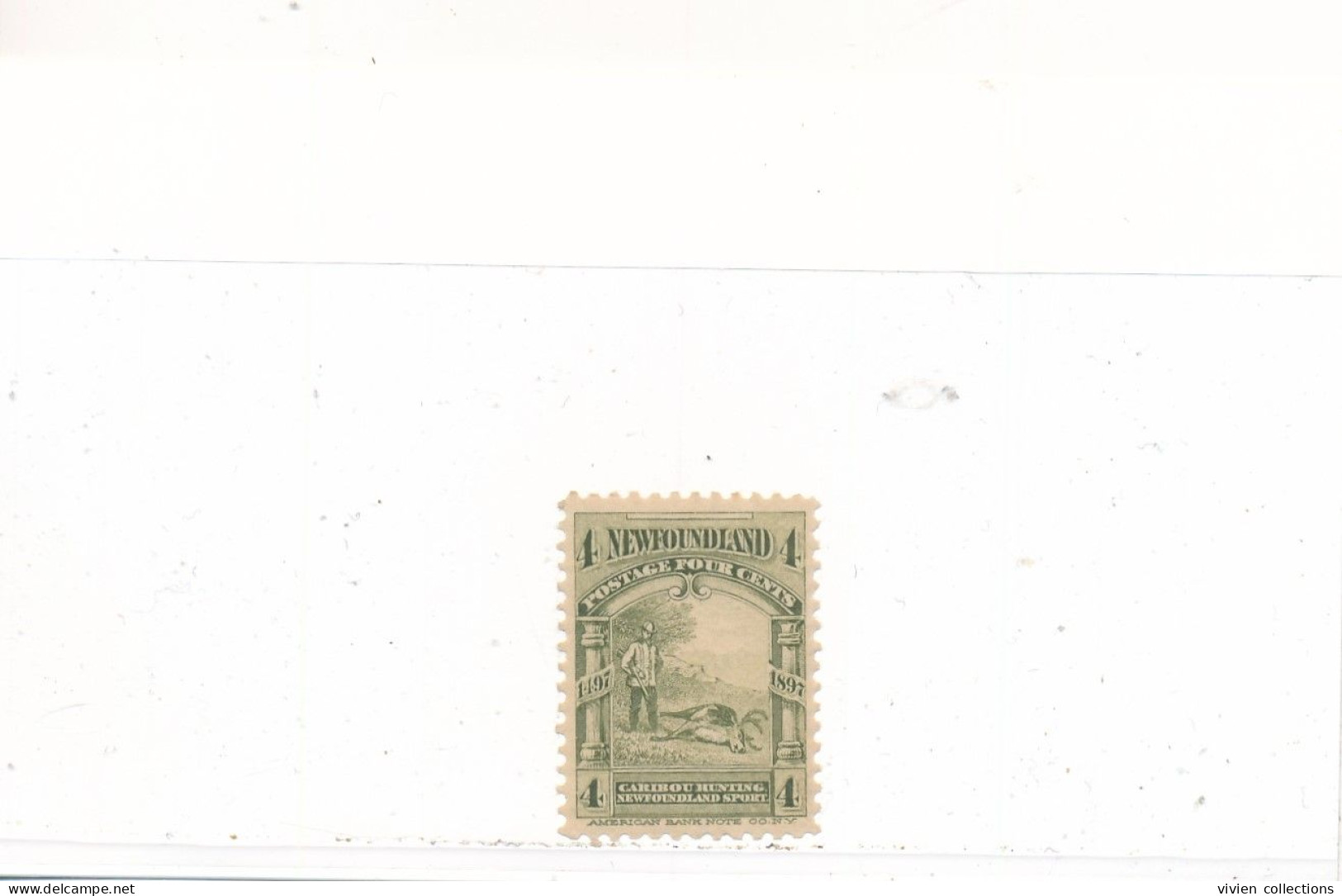 Canada Province Terre Neuve Colonie Britannique N° 51 Neuf * Avec Charnière - 1865-1902