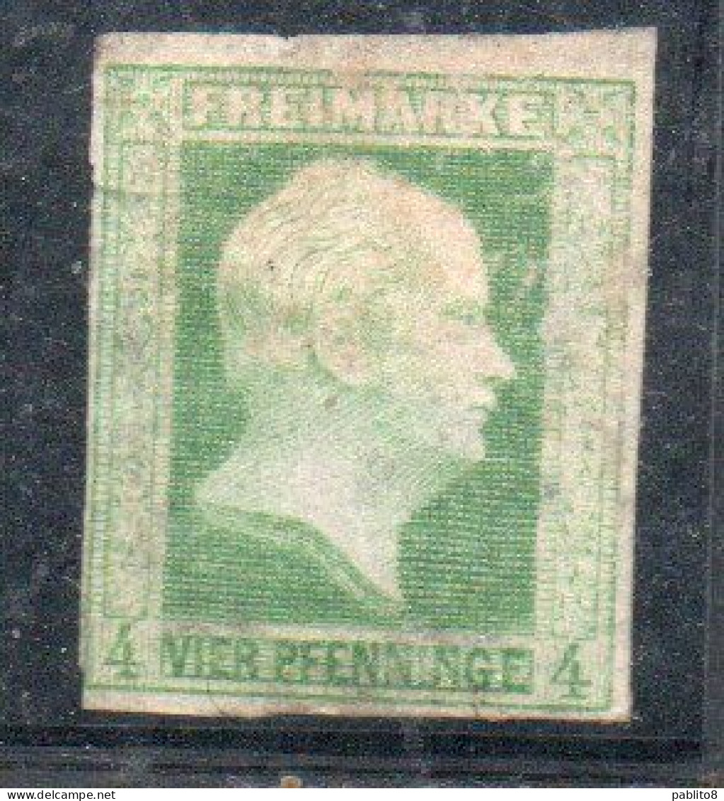 GERMANY GERMANIA GERMAN OLD STATES PREUSSEN PRUSSIA 1850 1856 KING FREDERICK WILLIAM IV 4pf MH - Neufs