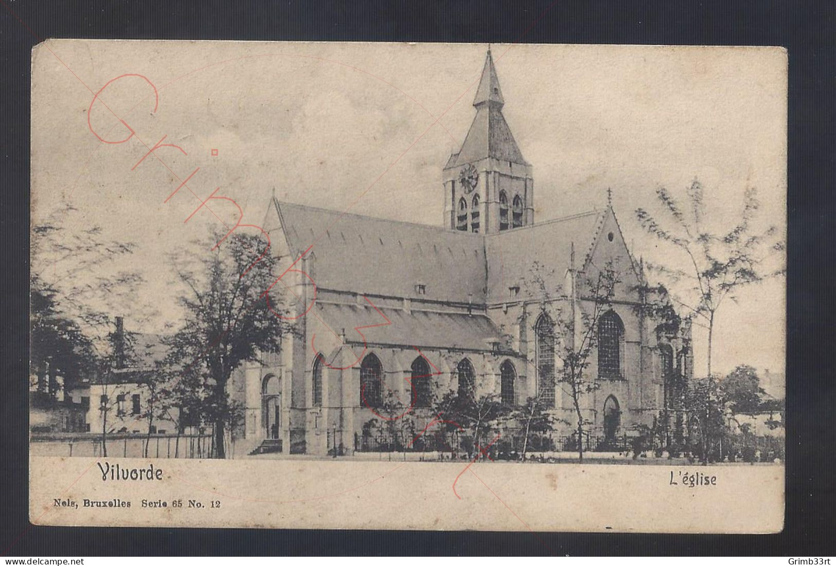 Vilvorde - L'église - Maison Philippe, Gand - Postkaart - Vilvoorde