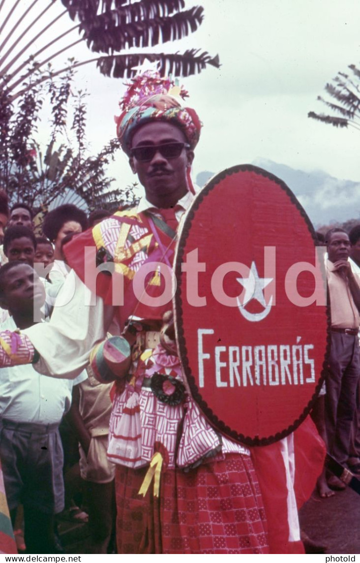 70s FOLK MUSIC SAO TOME E PRINCIPE ETHNIC TRIBE  AFRICA AFRIQUE 35mm DIAPOSITIVE SLIDE NO PHOTO FOTO NB2813 - Diapositives