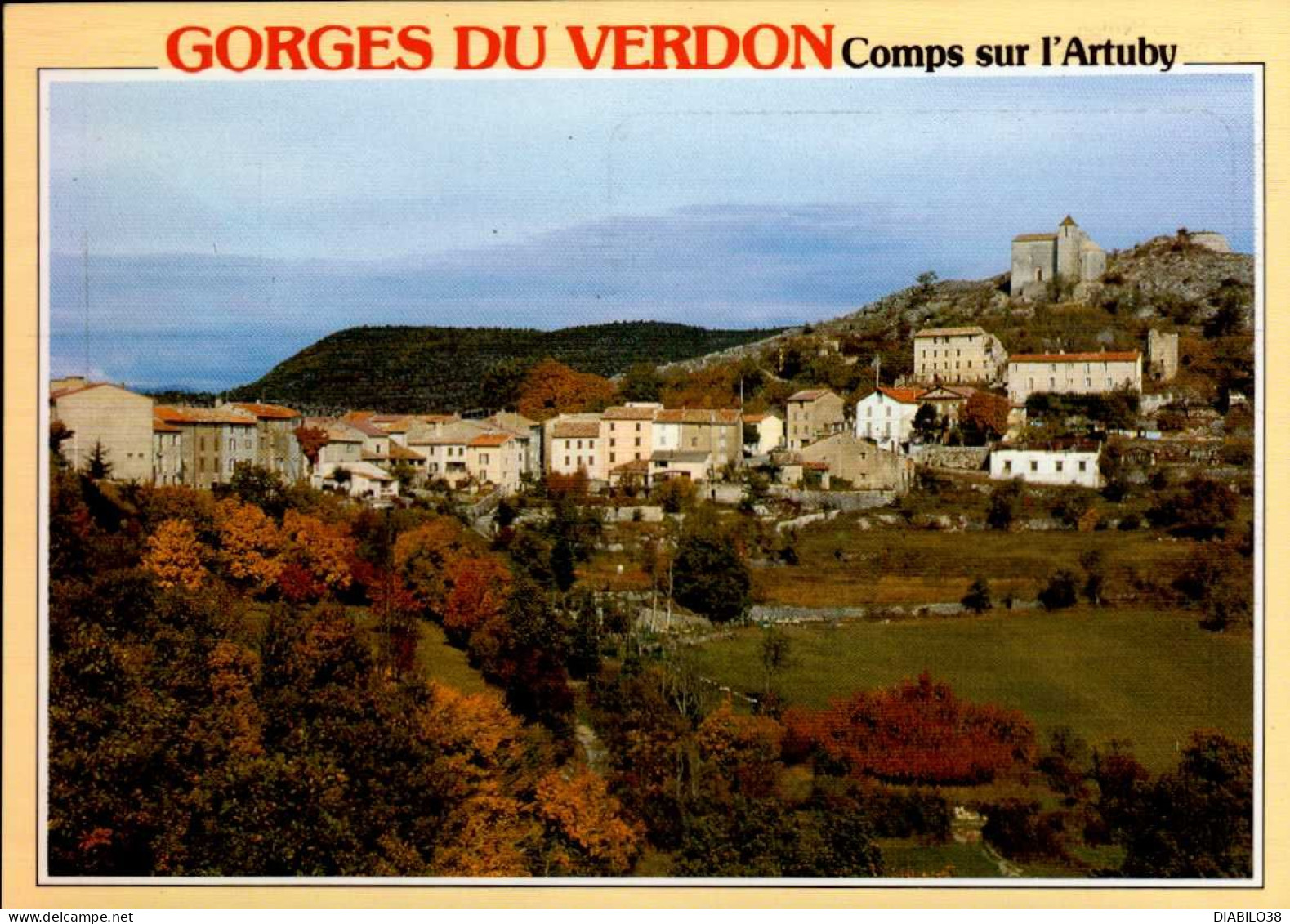 COMPS-SUR-ARTUBY      ( VAR )     GORGES DU VERDON - Comps-sur-Artuby