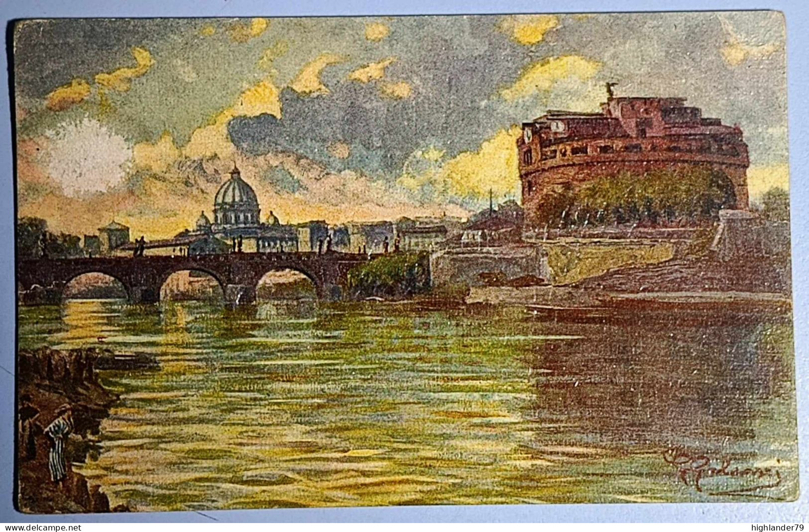 Rome The Castel S. Angelo. Art - Castel Sant'Angelo