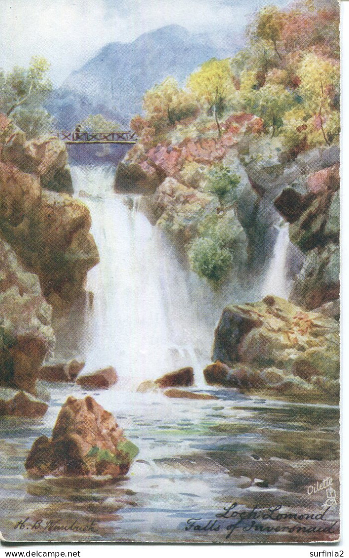 TUCKS OILETTE - WIMBUSH 7538 - LOCH LOMOND II - THE FALLS OF INVERSNAID - Wimbush