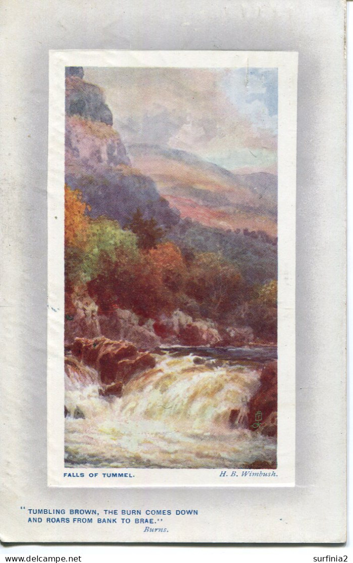 TUCKS OILETTE - WIMBUSH 9755 - IN THE HIGHLANDS - FALLS OF TUMMEL - Wimbush