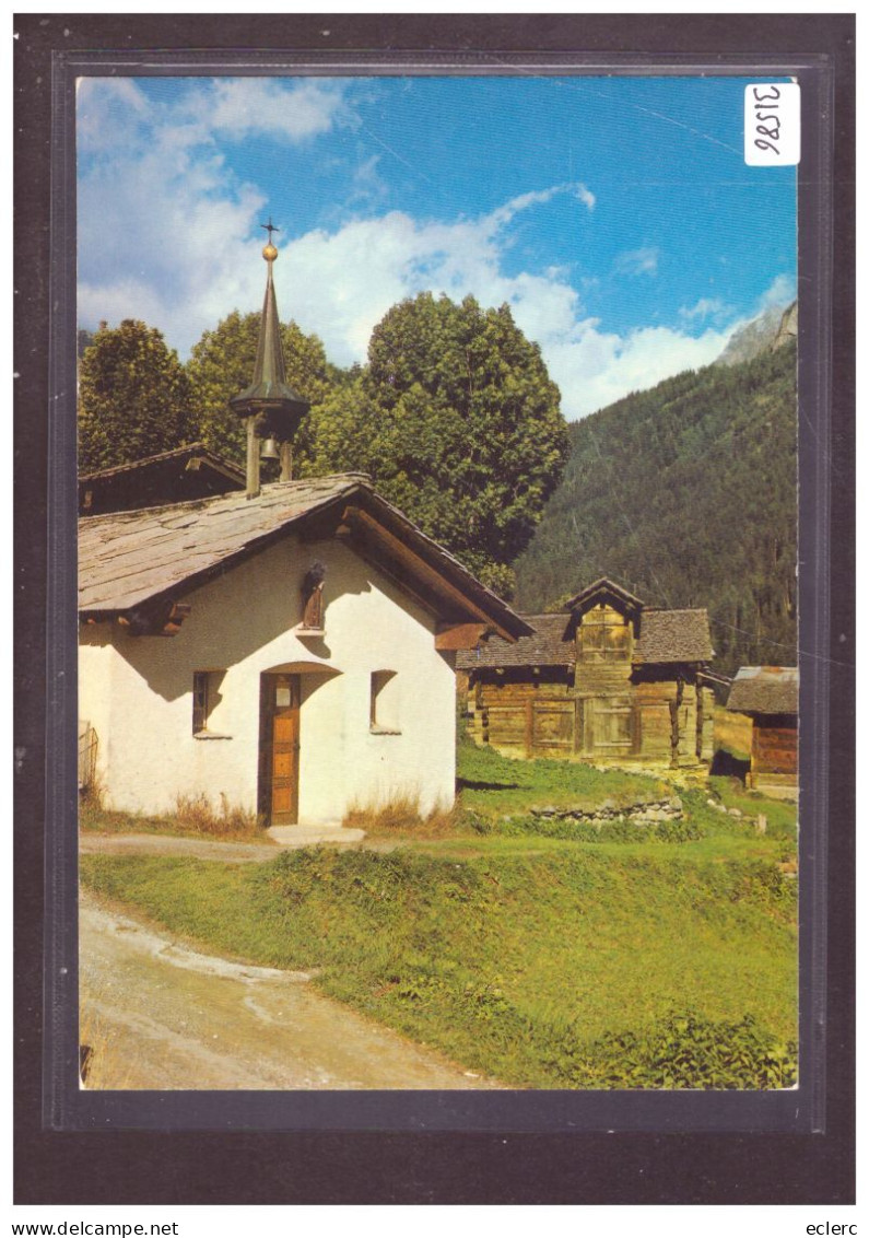 FORMAT 10x15cm - LEUKERBAD - KAPELLE BÜRCHEN - TB - Bürchen